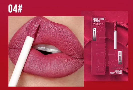 MLSMILE™ Matte Liquid Lipstick – 6 Shades Waterproof • Long-lasting • Non-sticky