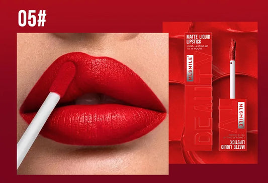 MLSMILE™ Matte Liquid Lipstick – 6 Shades Waterproof • Long-lasting • Non-sticky