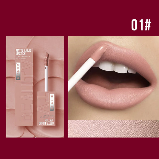 MLSMILE™ Matte Liquid Lipstick – 6 Shades Waterproof • Long-lasting • Non-sticky